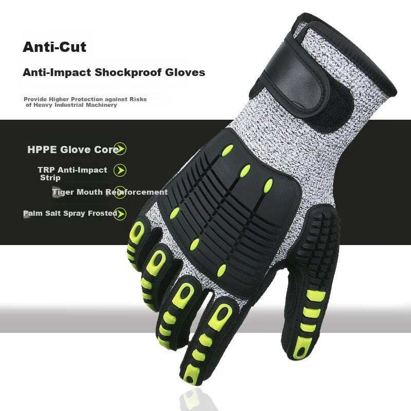 Touchscreen Level 5 Cut-Resistant Gloves, Protective Work Gloves, 1 Pair