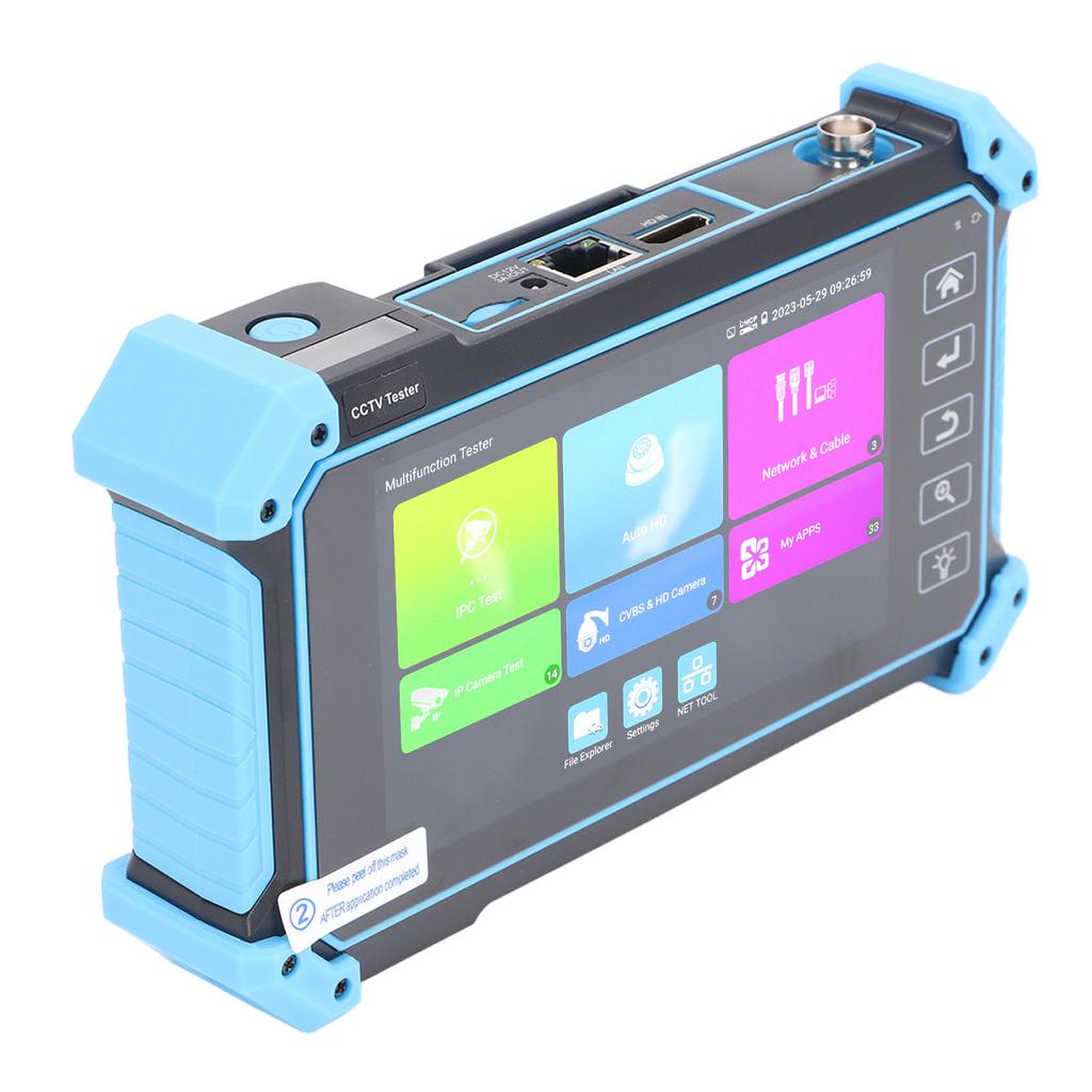 Тестер камеры видеонаблюдения HD VGA Входной сетевой аналоговый коаксиальный монитор AHD TVI CVI Тестер камеры с линией F