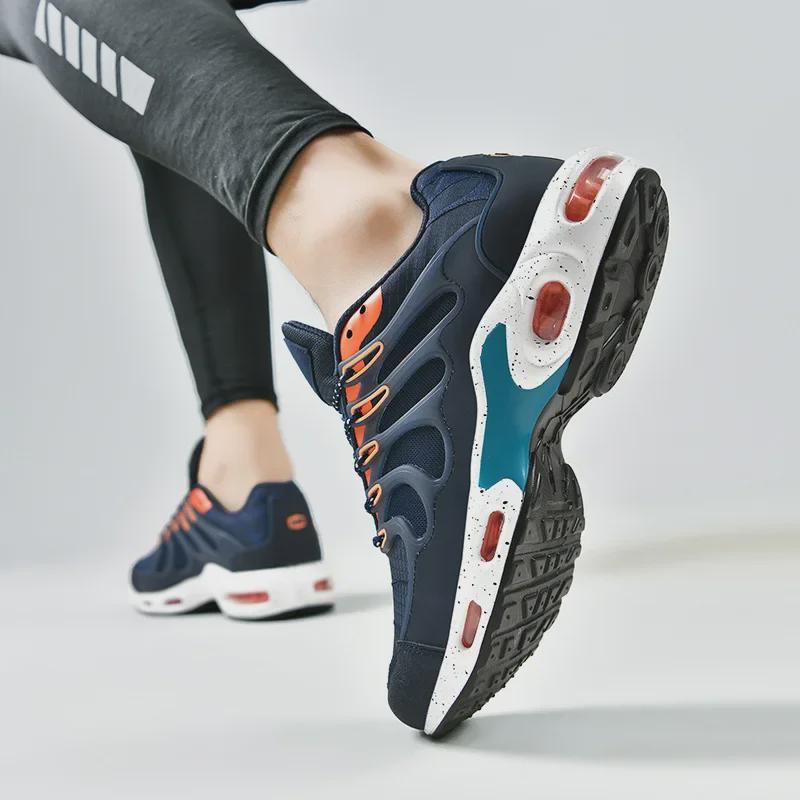 Men's Large Air Cushion Running Shoes - Ideal for Students and Sports