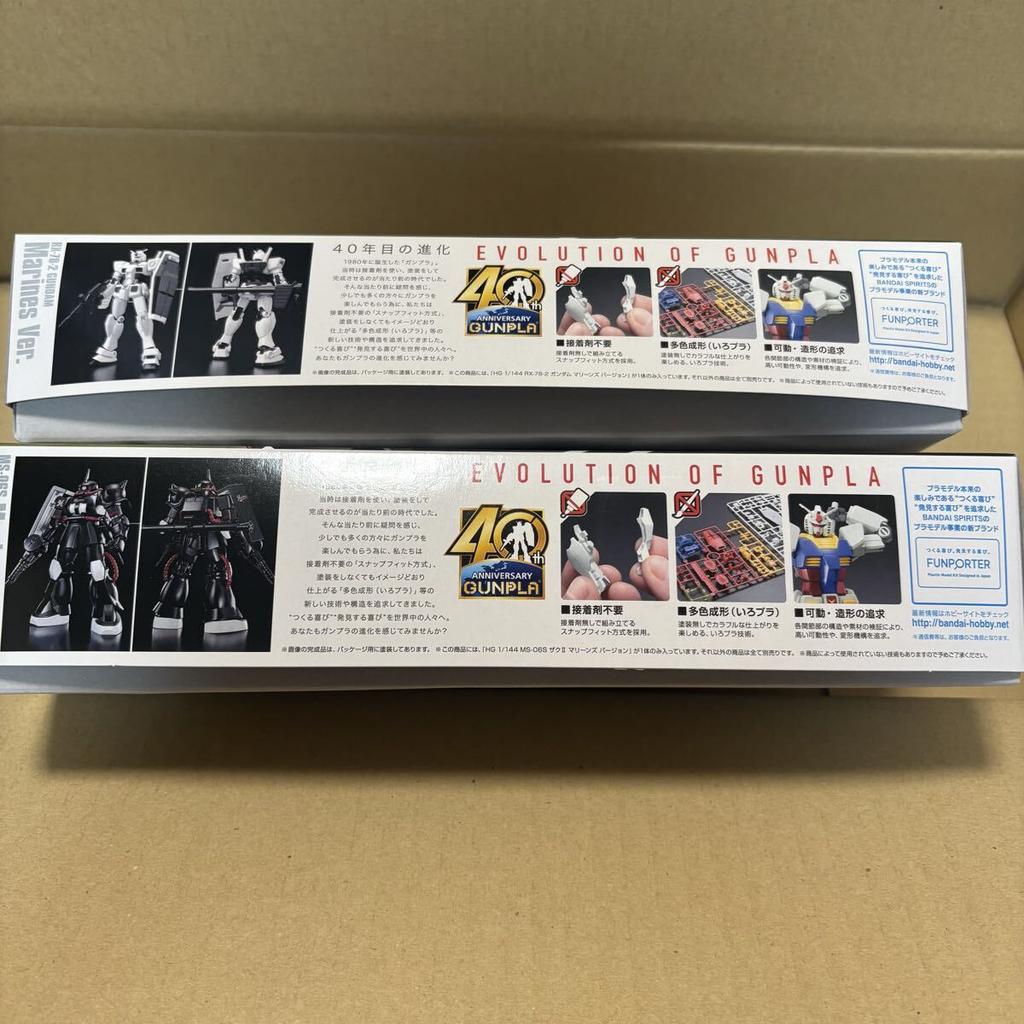 Совершенно новый Mobile Suit Gundam 40-летний юбилей Chiba Lotte Marines Zaku II HG Набор пластиковых моделей-конструкторов Коллаборация Gunpla Ограниченная серия Вер.