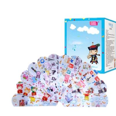 100 шт./компл. Пластырь для перевязки ран с изображением животных из мультфильмов, кавайный пластырь для детей, пластыри для оказания первой помощи, экстренный пластырь