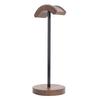 Wooden Headphone Stand Metal Headset Holder Bluetooth Gaming Earphone Rack with Solid Heavy Base