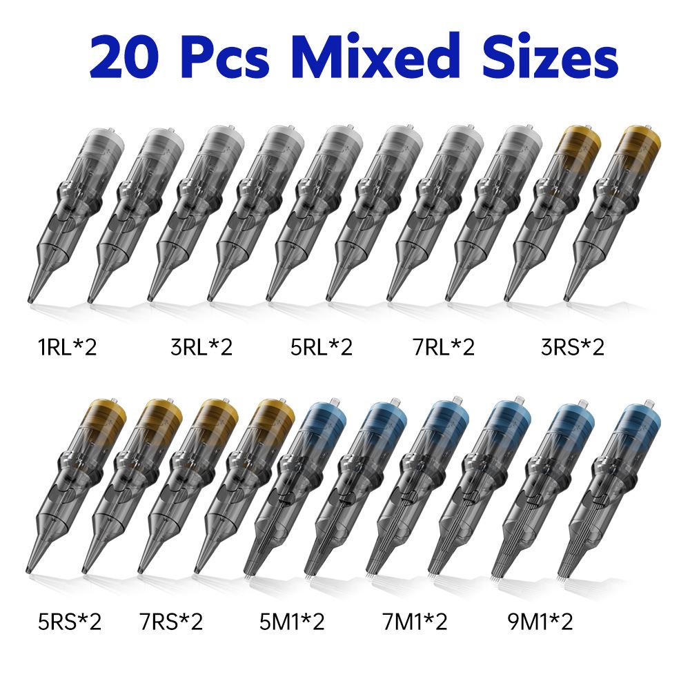 Одноразовые иглы для татуировки и вышивки Tuffking для подводки и растушевки