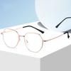 Овальная оправа Очки для миопии Женские Деловые Классические Ретро Анти-синие Высокой четкости Металлическая оправа для очков Мужские