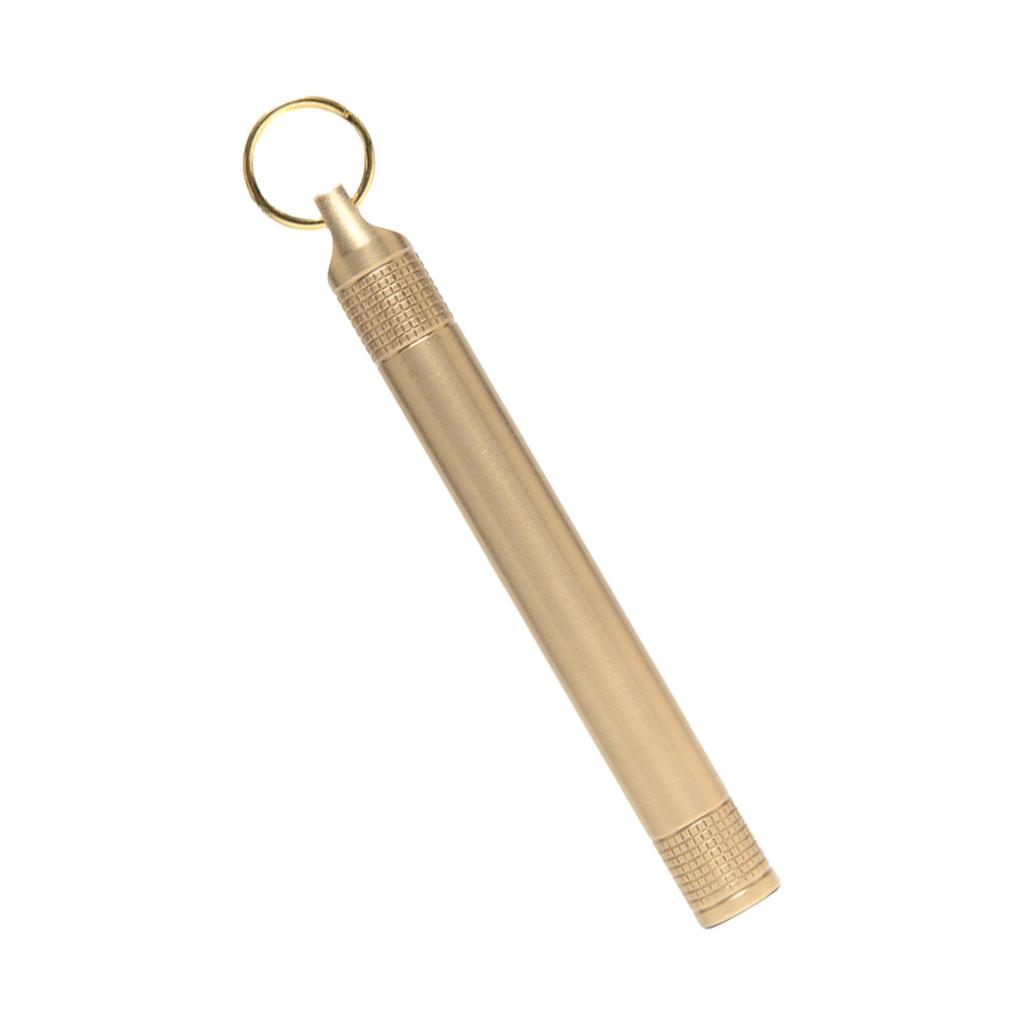 Латунные герметичные бутылки Водонепроницаемый контейнер Брелок Бутылка для зубочисток Инструмент для кемпинга на открытом воздухе Карманный держатель для таблеток