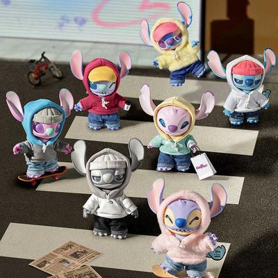 Оригинальные виниловые куклы Miniso Disney Stitch серии Gen Z Street, милые подвески на сумку, модные игрушки, таинственная коробка Stitch в подарок