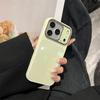 Совместим с iPhone 17 Pro Max: Однотонная креативная защитная задняя крышка-чехол