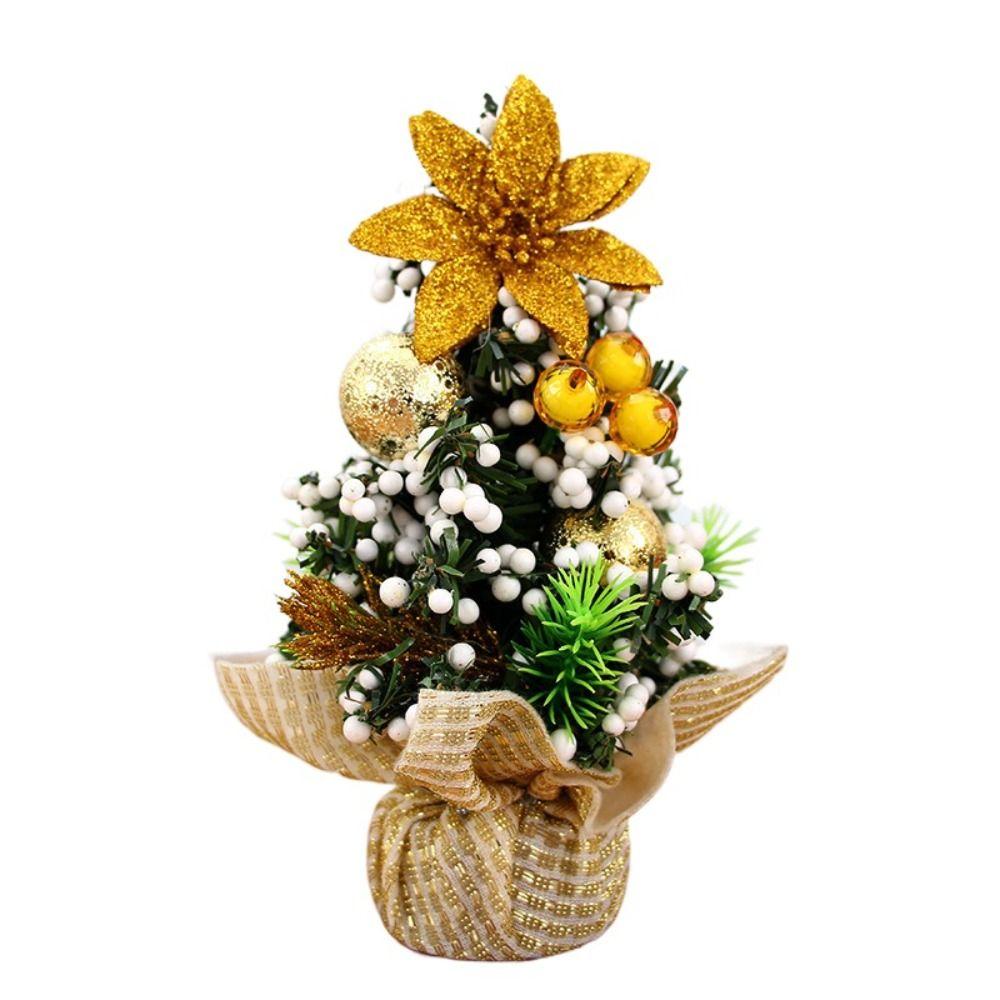 Mini Christmas Tree Ornaments 20cm Christmas Tree Supplies Fashion Desktop Tree Ornaments  New Year