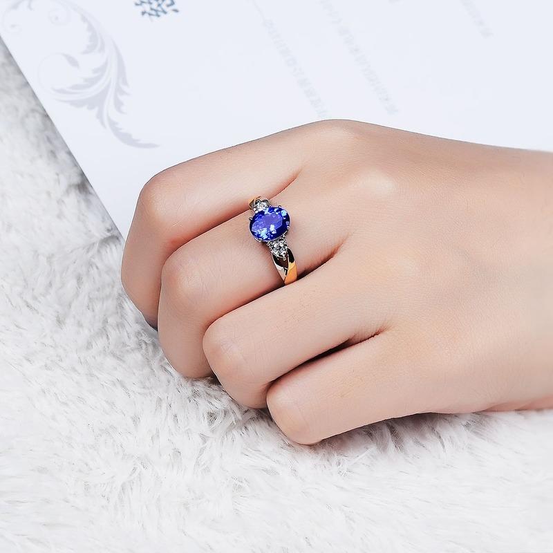Sace Gems Классическое кольцо из медного сплава с цирконом, женские ювелирные изделия, свадебный подарок, открытая вечеринка