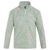Childrens/Kids Calke Petal Half Zip Fleece Top
