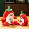 Креативная кукла акула красный перец плюшевая игрушка кукла акула для аквариума детская кукла-компаньон успокаивающая кукла