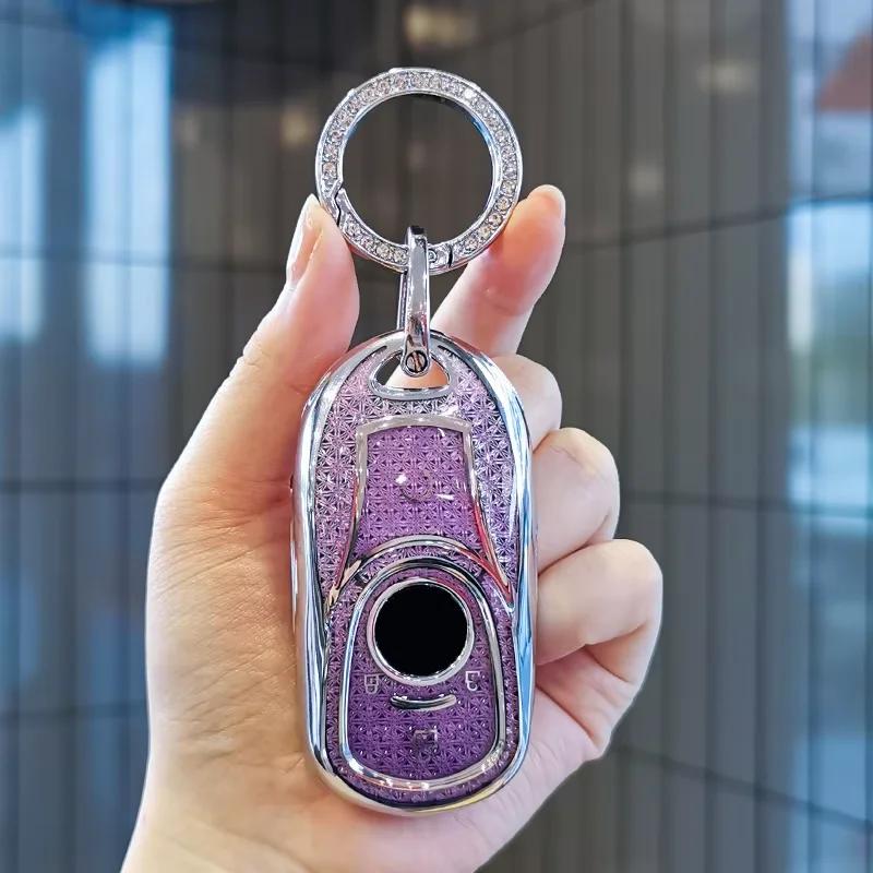 Suitable For 23 Buick Gl8 Keycases 17-22 Gl8 Avenir Keycover Key Shell Keychain Buckle Case For Women
