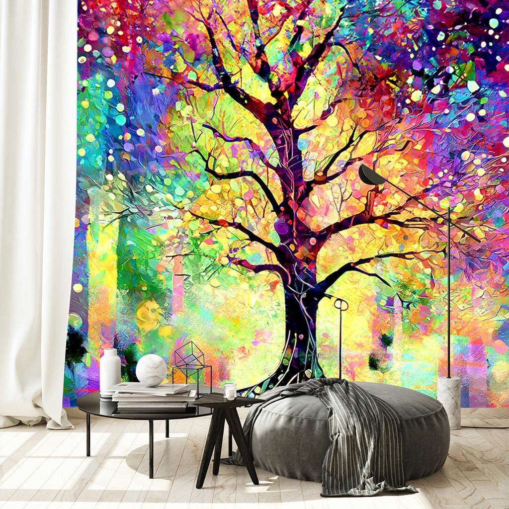 Wallpaper Colorful Tree