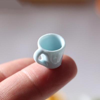 5 шт. 1:12 прекрасных компактных реквизитов для фотосъемки, изысканный миниатюрный кукольный домик, чашка для чая с молоком, кофейная чашка, микропейзажная чашка