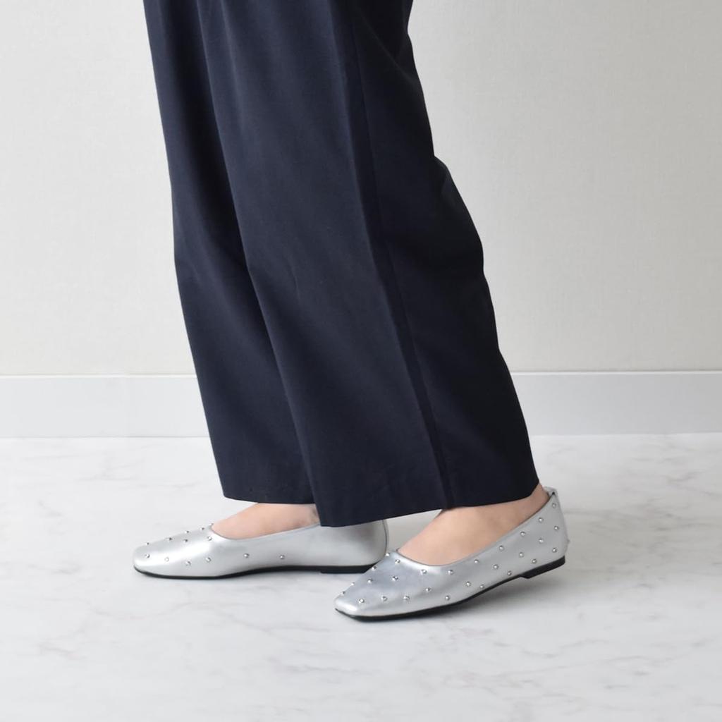 Bridget Birkin Women's Dot Jewel Flats 541525, Size 22.5cm