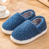 Plush Cotton Men Boots Slippers Warm Winter Home Indoor Furry Non-slip Thick Bottom Heel Fluffy Couples Shoes Plus Size 2024