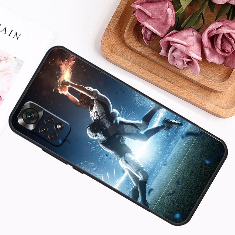 Чехол для American Football для Xiaomi Redmi Note 13 Pro 14 12 11 9 10 9S 10S 11S 12S Redmi 12C 13C 14C 10C