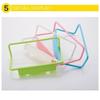Versatile Plastic Hanging Towel Holder Lightweight & Compact Non Slip Feet