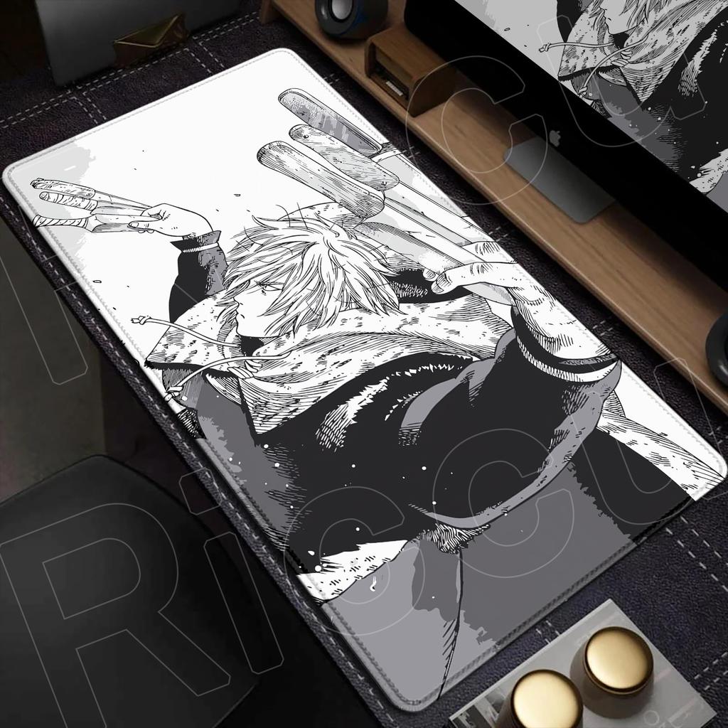 XXL Большой коврик для мыши Vinland Saga 40x90см Коврик для мыши Игровой коврик для клавиатуры E-sports Защита для ПК Аксессуары для компьютера HD Ковер для компьютера Настольный коврик
