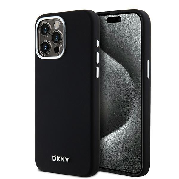 Etui do iPhone 15 Pro Max DKNY MagSafe Silikonowe Czarne