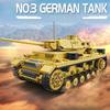 WW2 World War Germany Army Tank Military Vehicle Building Block Bricks Toys Birthday Christmas Children's Day for Boys Kids Adult