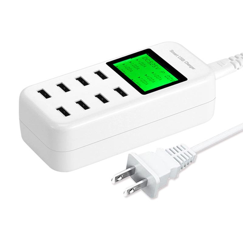 Многофункциональный USB-адаптер-зарядное устройство на 8 портов 5V2.4A