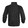 Men's Casual Loose Fleece Stand-up Collar Coat, Zipper Fleece Warm Coat
