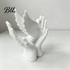 Peace Pigeon Statue 3D Printed on Hands Ornament, Minimalist Statue, Decorative Handheld Sculpture Hand with Stable Base for Home Office Desktop Decor