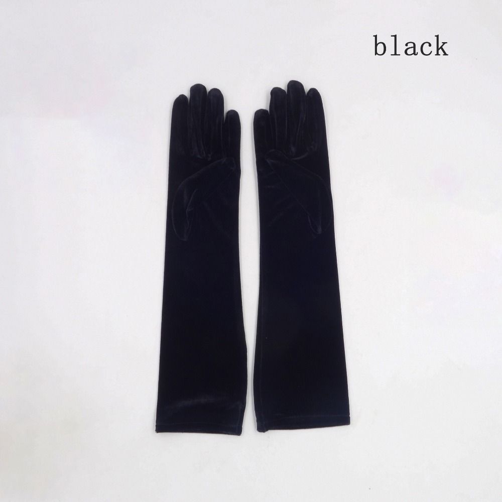 Длинные перчатки в стиле панк. Бархатные клубные перчатки. Варежки. Готические королевские синие перчатки для вечеринки.