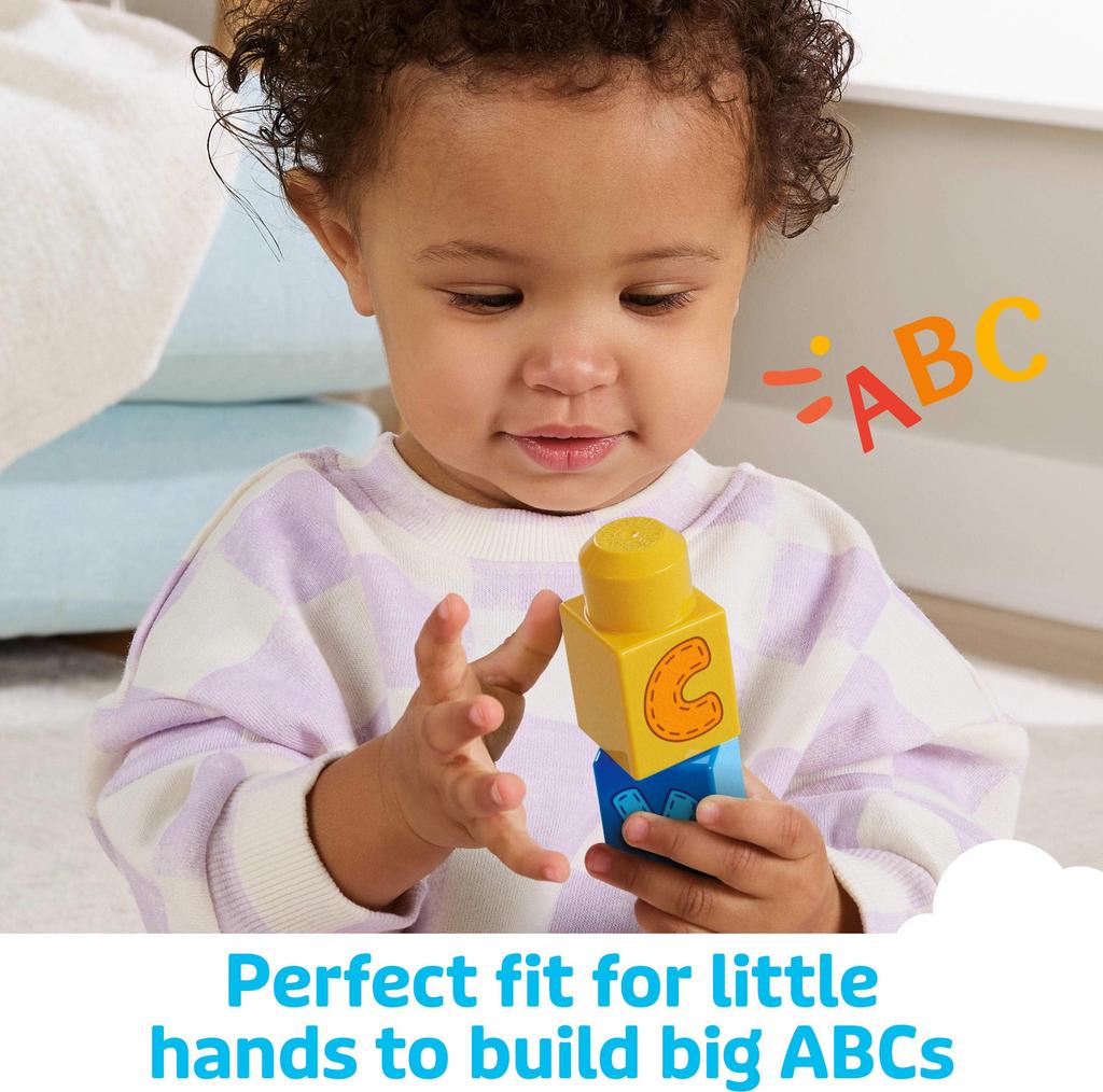 Mega Bloks ABC обучающий набор для строительства поезда