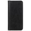 Case for Sony Xperia 5 V, Wallet Litchi Leather, Black