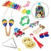 Toddler Musical Instruments 12Pcs Wooden Percussion Instruments for Kids Preschool Education