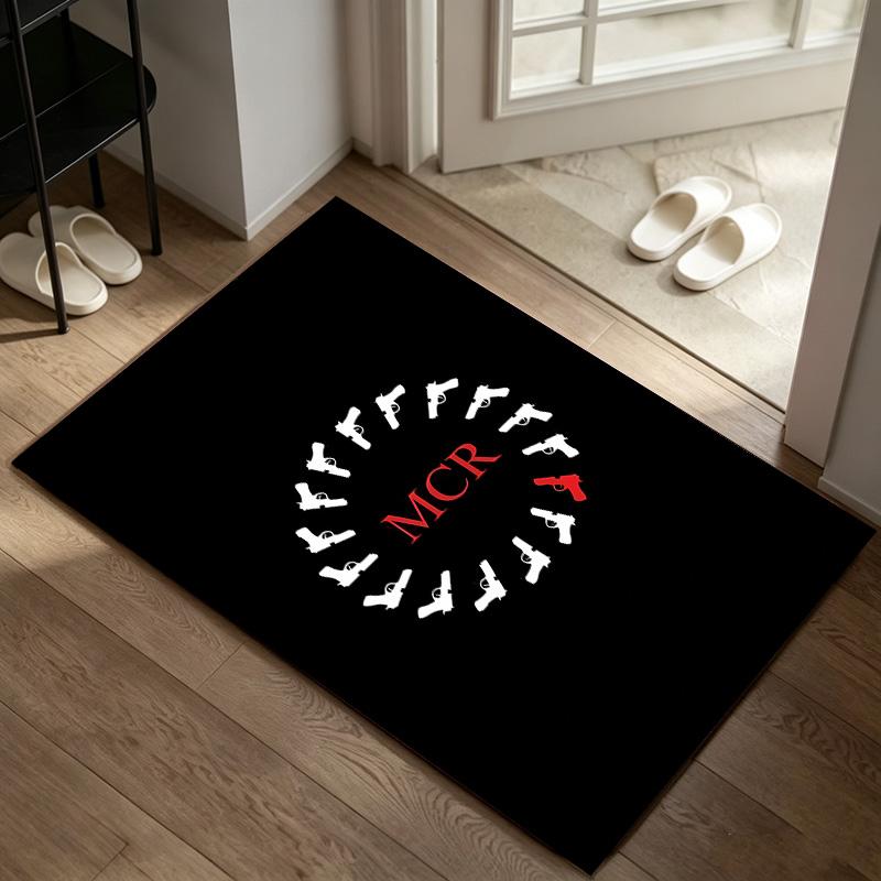 My Chemical Romance A rug suitable for office chair areas living rooms and computer desks perfect for home offices and an ideal holiday gift