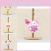 Endearing Slow Plush Rebound Keychain Pendant For Fashionable Bags