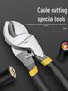Многофункциональные электрикские клещи Crescent: Кусачки для кабеля, Стриппер для проводов, Ножницы и Скручиватель.