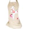 Les Trésors De Lily [M5765] - Дизайнерский фартук «La Parisienne au Moulin Rouge» серо-бежевый