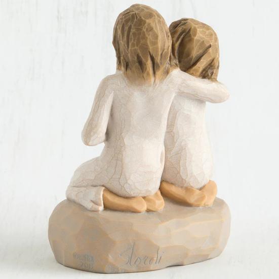 Статуэтка сестры из смолы, настольное украшение для сестринской дружбы, украшение для гостиной, спальни, скульптура для девочек, сестринская любовь, подарок для подруг-сестер