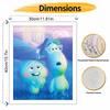 Disney Oil Painting DIY Digital Painting Soul Movie Characters Wall Art for Living Room and Entryway Decoration.
