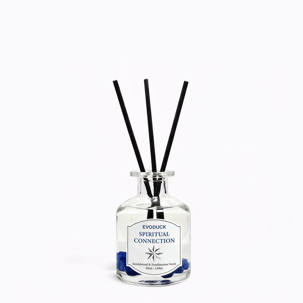 Беспламенный набор диффузора с ротанговыми палочками - Бутылка с эфирным маслом и ротанговые палочки | Освежитель воздуха для автомобиля, зимний рождественский подарок, подарок для женщины