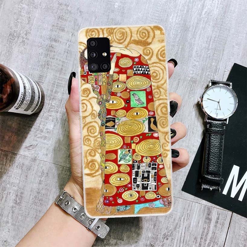 Чехол для телефона Kiss от Густава Климта с рисунком для Samsung Galaxy A50 A70 A40 A30 A20S A10 Note 20 Ultra 10 Lite 9 8 A6 A8 Plus A7 A9 + C