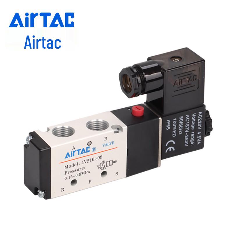 Пневматический электромагнитный клапан серии AIRTAC 4V210-08