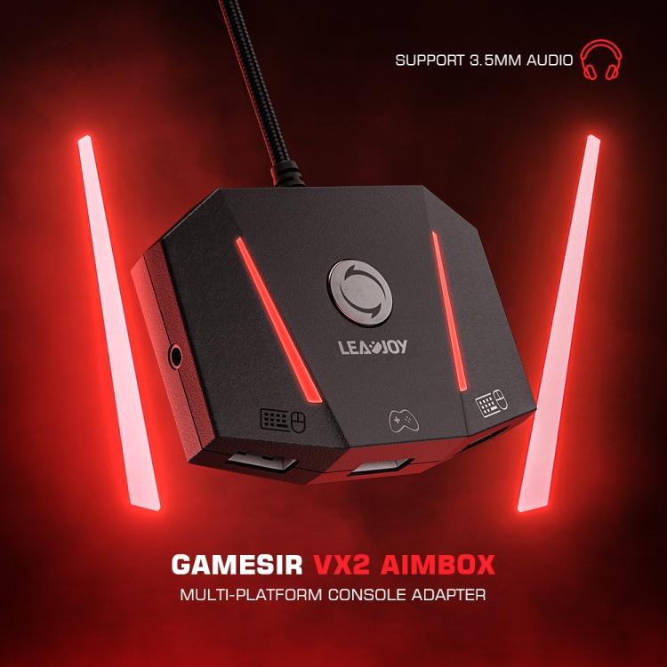GameSir LeadJoy VX2 AimBox Конвертер клавиатуры и мыши для игровой консоли Xbox / PS4 / PS5