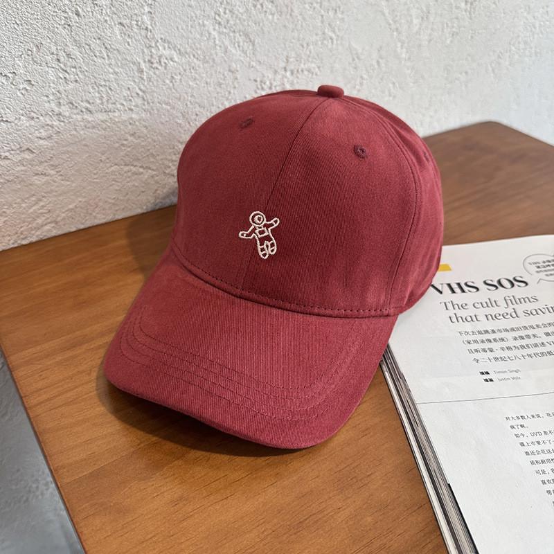 Хлопковая повседневная твиловая вышитая бейсболка, кепка для защиты от солнца с изогнутым козырьком