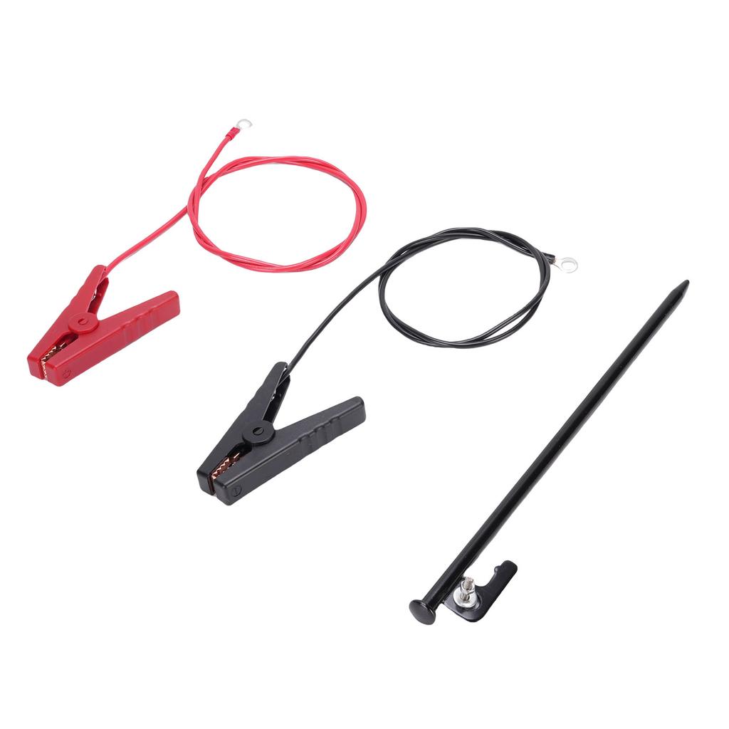 Electric Fence Wire Grounding Rod Electric Fence Connector with Clamp for Generator Electric Fence