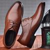 2025 Man Formal Black Leather Men Lace Up Oxfords Business Casual Shoes Tailor-made Suits Botines Para Hombres Zapatillas Male