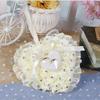 Romantic Wedding Ring Pillow Transparent Box Ring Holder Exquisite Heart Ring Pillow  For Wedding