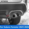 Нижняя решетка вентиляционного отверстия заднего бампера, накладка для Subaru Forester 2025 2026, аксессуары для экстерьера из углеродного волокна, стайлинг автомобиля