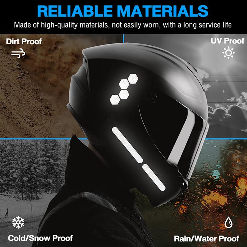 Светоотражающие наклейки для шлемов Самоклеящаяся светоотражающая лента для шлемов Велосипед Мотоцикл Скутер Аксессуары для велоспорта