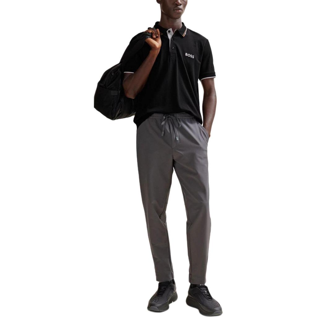 HUGO BOSS Logo Embroidered Short Sleeved Polo Shirt 50469102-002