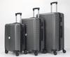 Set of 3 Suitcases 20"/24"/28" I ABS Hard Shell I Combination Lock I 4 360° Wheels I SILVER - HOMEROKK
